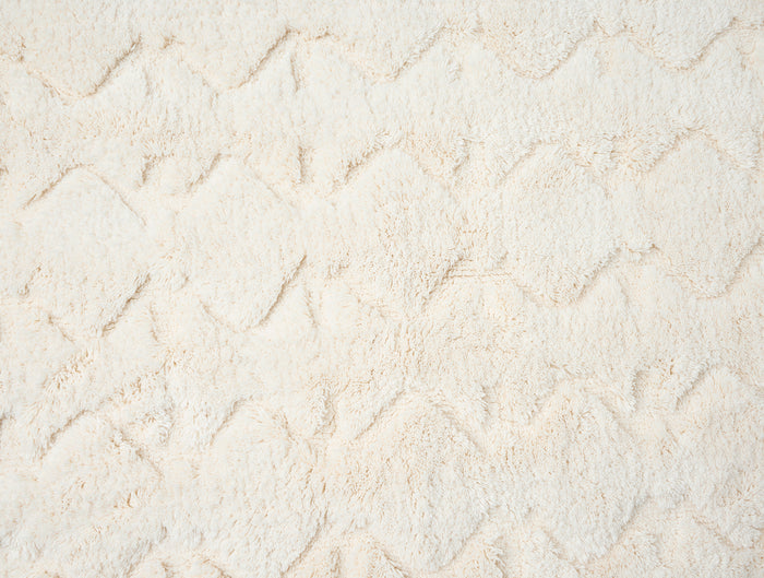 Diamond Shag Organic Bath Rug