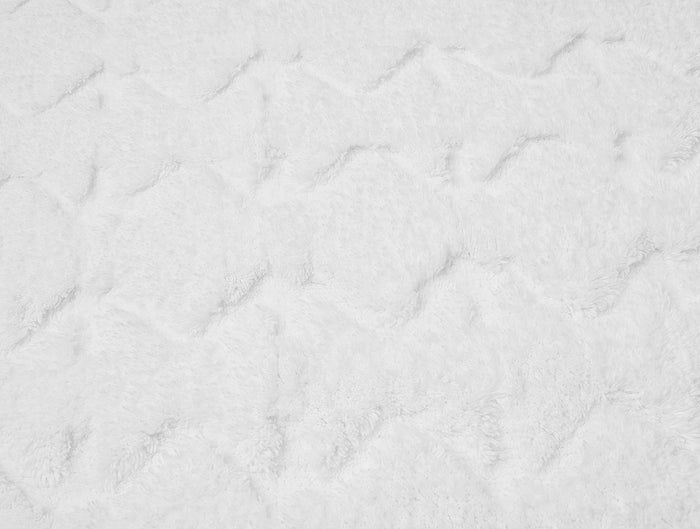 Diamond Shag Organic Bath Rug