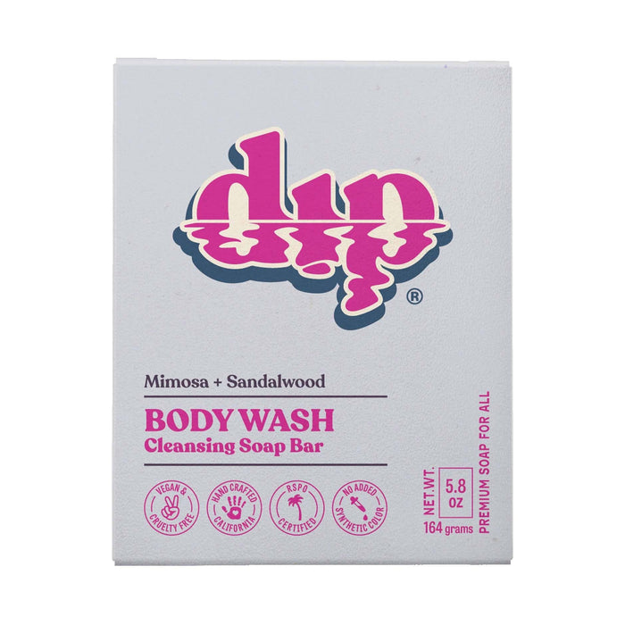 Dip Body Wash Cleansing Soap Bar - Mimosa & Sandalwood