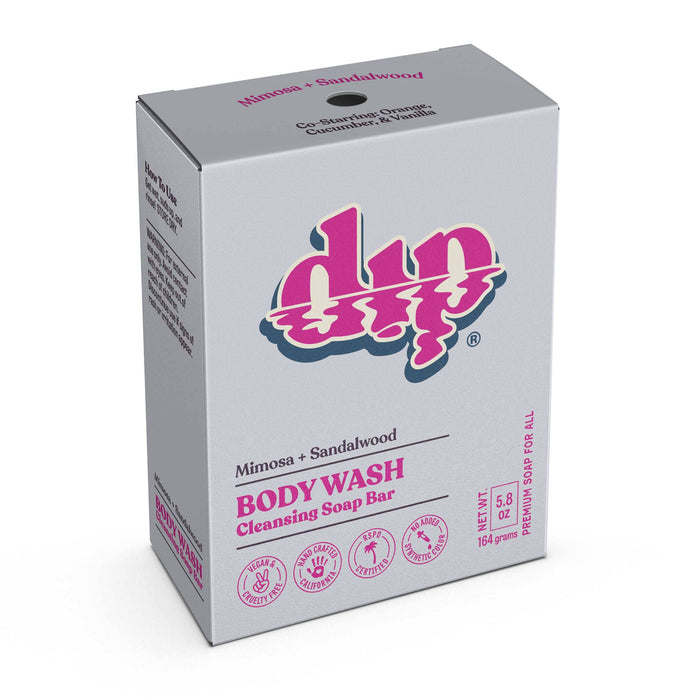 Dip Body Wash Cleansing Soap Bar - Mimosa & Sandalwood