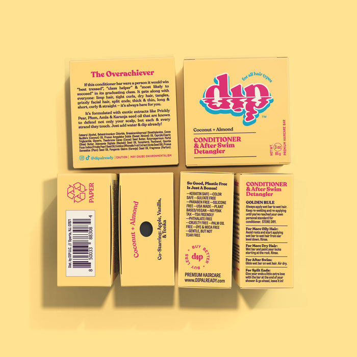 DIP Conditioner Bar & After Swim Detangler - Coconut & Almond