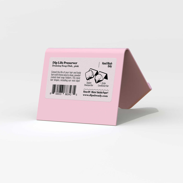 DIP Life Preserver: Light Pink Draining Soap Dish