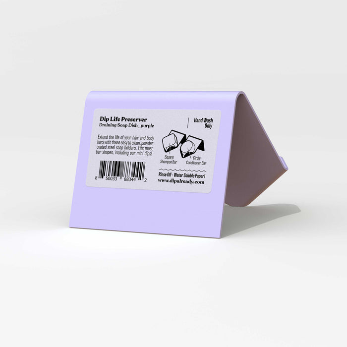 Dip Life Preserver: Light Purple Draining Soap Dish