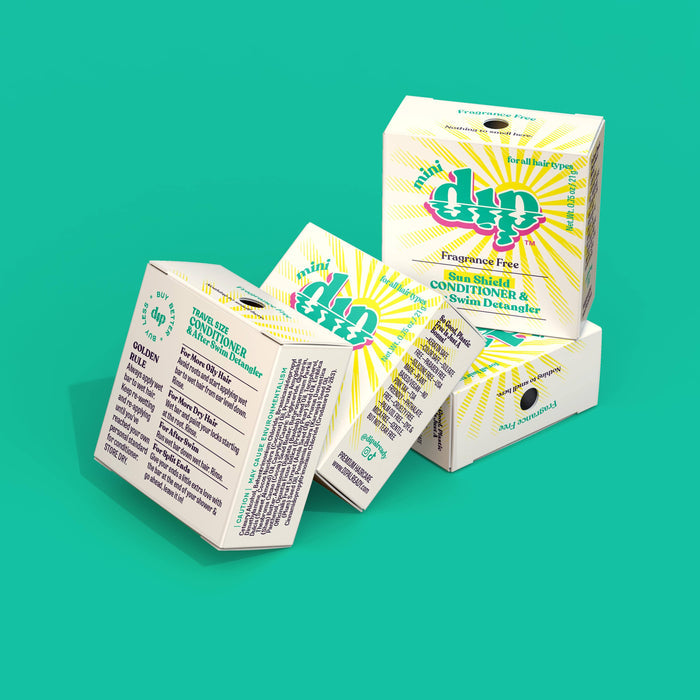 DIP Mini Dip Sun Shield: Conditioner Bar & After Swim Detangler