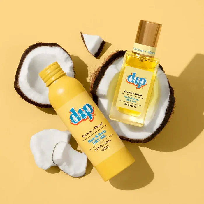 DIP REFILL Hair & Body Dry Oil - Coconut & Almond