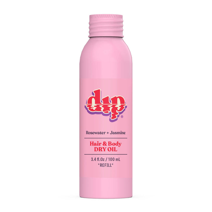 DIP REFILL Hair & Body Dry Oil - Rosewater & Jasmine