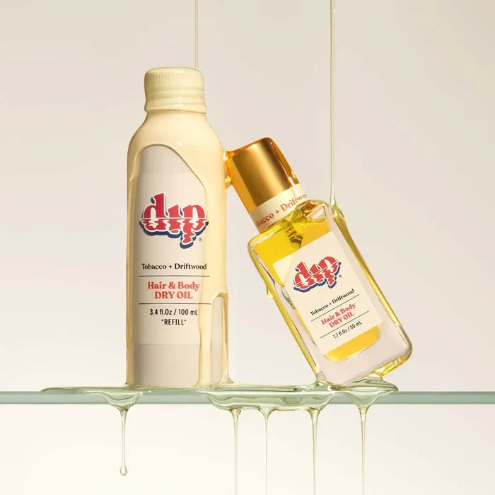 DIP REFILL Hair & Body Dry Oil - Tobacco & Driftwood