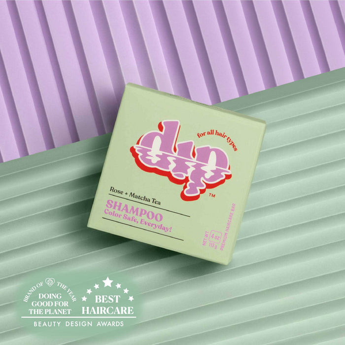 Dip Shampoo Bar: Color Safe, Everyday - Rose & Matcha Tea