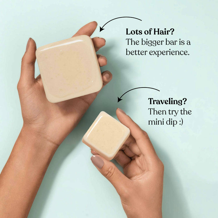 Dip Shampoo Bar: Color Safe, Everyday - Rose & Matcha Tea