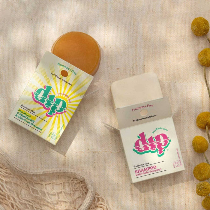 DIP Sun Shield: Conditioner Bar & After Swim Detangler