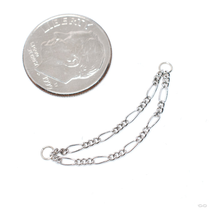 Double Papi Chain in Gold from Hialeah in white gold