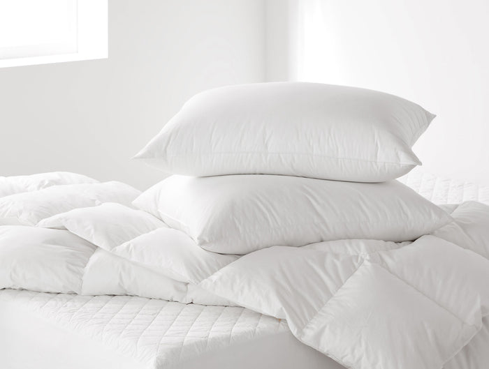 Down Feather Pillow | White