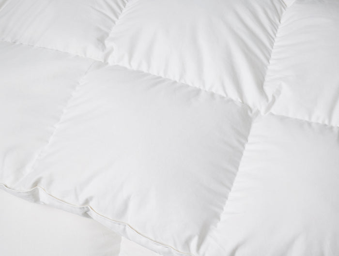 Down Featherbed + Down Feather Pillows Bundle