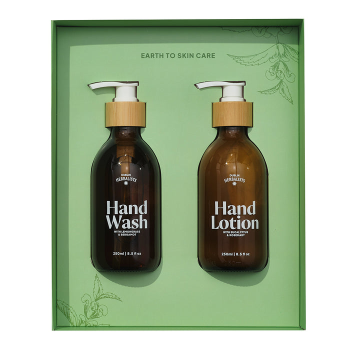 Dublin Herbalists Hand Wash Gift Set presented in a elegant box