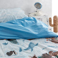 Duo funda nordica infantil animals vista real en detalle