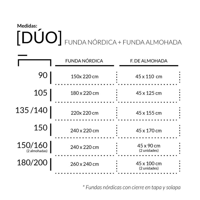 Dúo de funda nórdica Animals