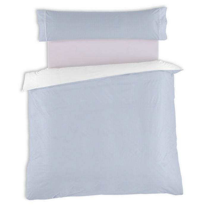 Dúo funda nórdica + almohada Greta azul bodegón