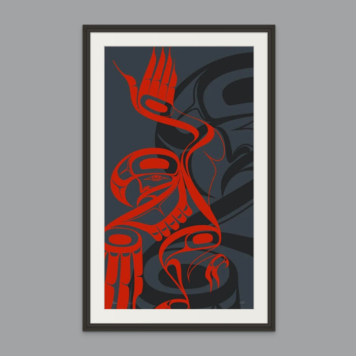 Eagle Dancer Limited Edition Print by Tahltan artist Alano Edzerza