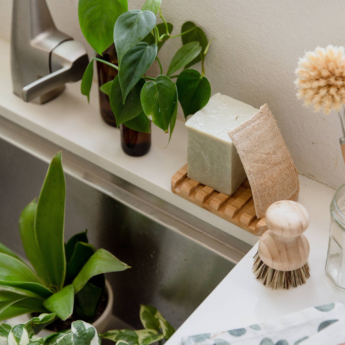 Earth Ahead Bamboo Waterfall Self-Draining Soap Dish