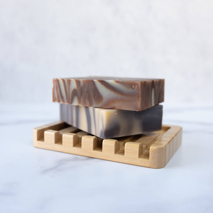Earth Ahead Bamboo Waterfall Self-Draining Soap Dish