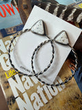 Elouise Kee White Buffalo Hoops