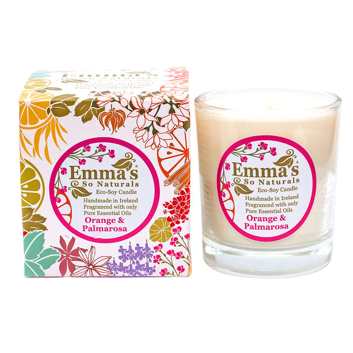 Emma's So Naturals Orange & Palmarosa Candle