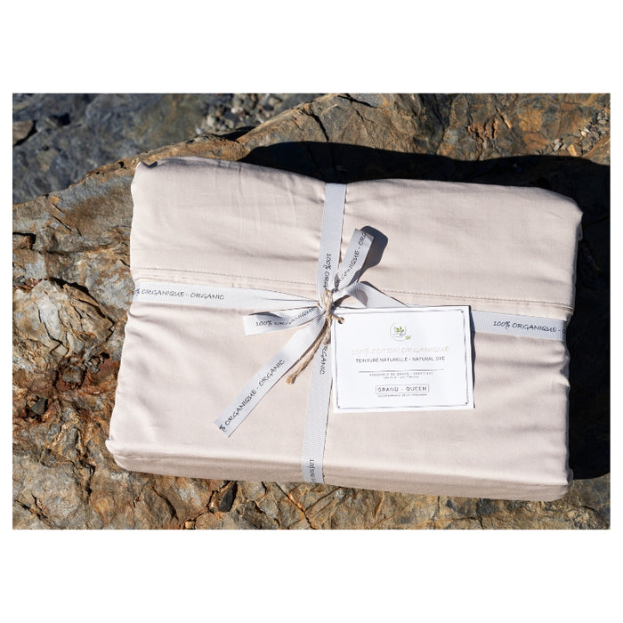 Ensemble de draps de coton biologique