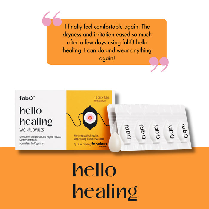 FabÜ Hello Healing Vaginal Ovules