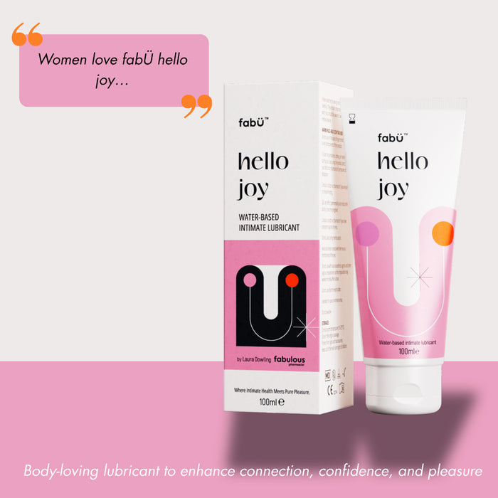 FabÜ Hello Joy Water-Based Intimate Lubricant