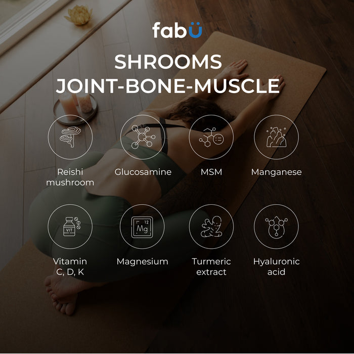 FabÜ Shrooms Joint Bone Muscle