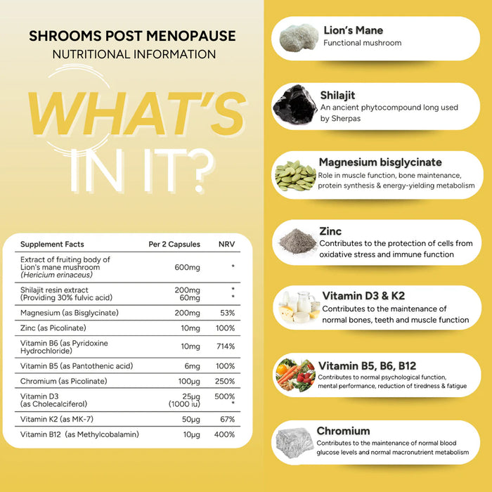 FabÜ Shrooms Post Menopause