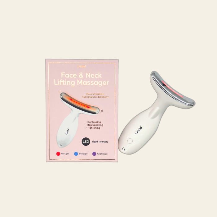 Face & Neck LED Lifting Massager with microvibration