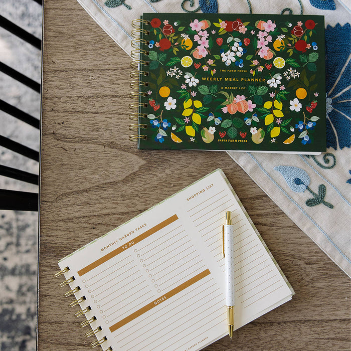 Farm Fresh Weekly Meal Planner - Floral