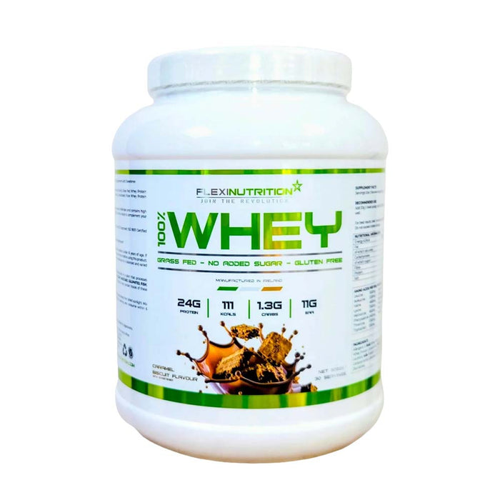 Flexi Nutrition Whey Protein Caramel Biscuit Flavour