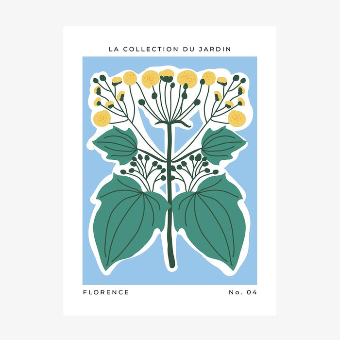 Florence Flower Market wall art print
