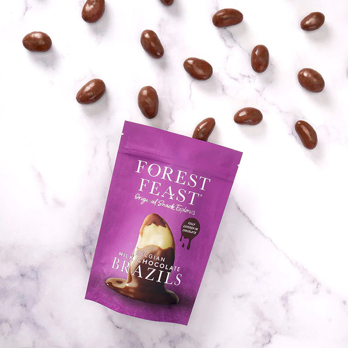Forest Feast Belgian Milk Chocolate Brazils