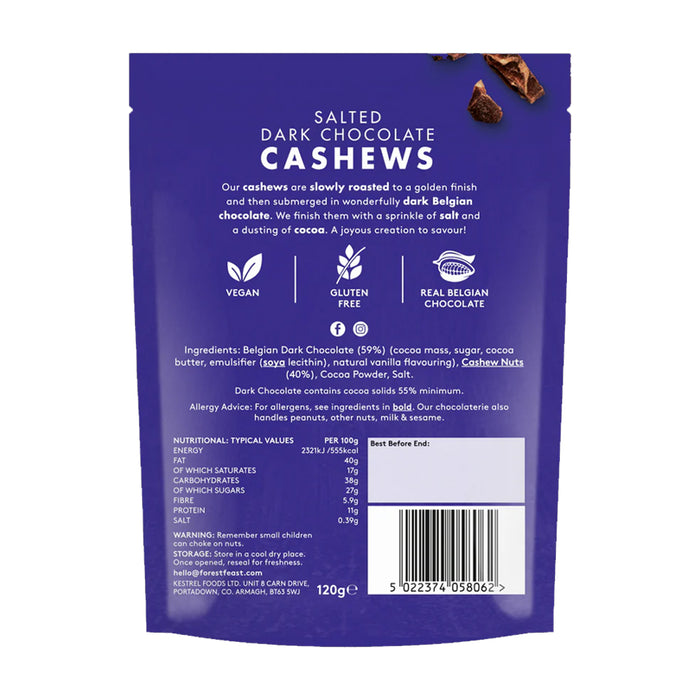 Forest Feast Salted Dark Chocolate Cashews