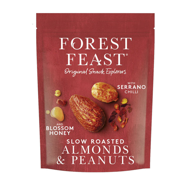 Forest Feast Serrano Chilli Honey Almonds & Peanuts - Evergreen Healthfoods