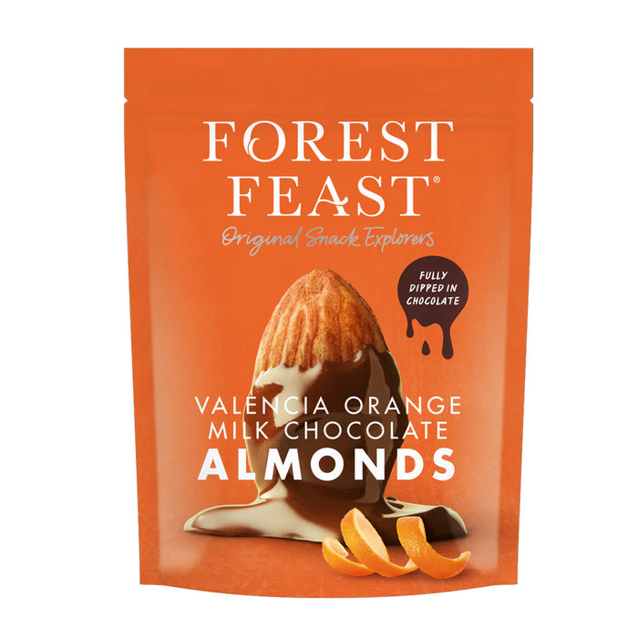 Forest Feast Valencia Orange Milk Chocolate Almonds