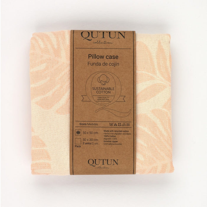 Funda cojín Ordesa color rosa - Qutun - Presentación