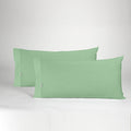 Funda de almohada 50-50 albahaca dos piezas abertura lateral
