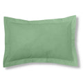 Funda de cojín 50-50 albahaca cojín 50x75 con pestaña