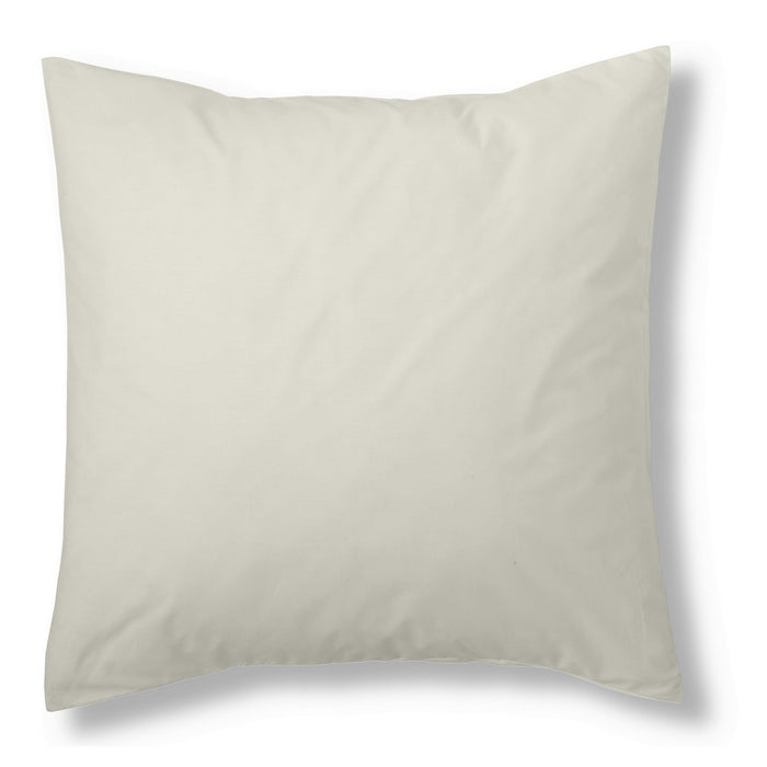 Funda de cojín algodón crema 40x40 cm