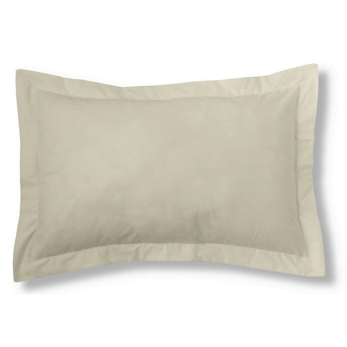 Funda de cojín algodón piedra 50x75 cm con pestaña
