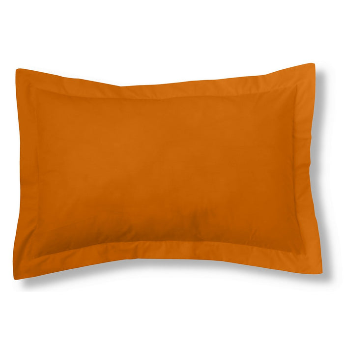 Funda de cojín 50-50 ocre cojín 50x75 con pestaña