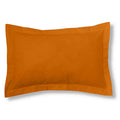 Funda de cojín 50-50 ocre cojín 50x75 con pestaña