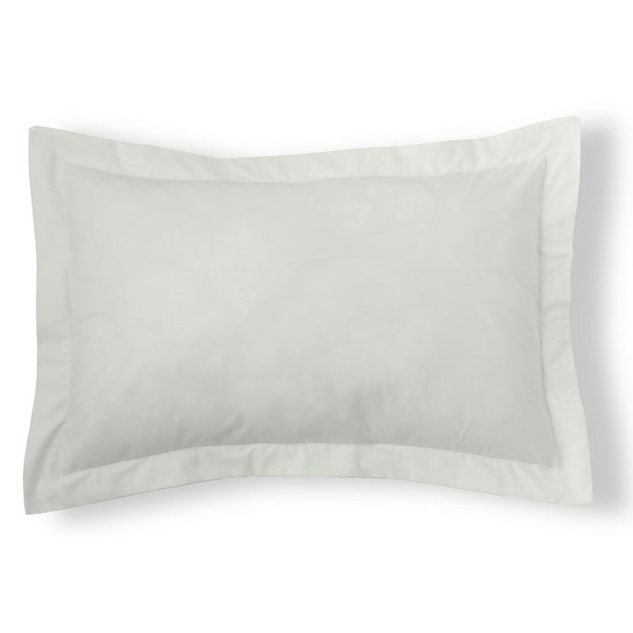 Funda de cojín percal hueso 50x75 cm con pestaña