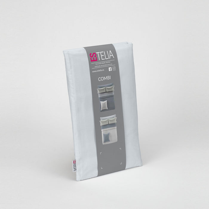 Funda de cojín percal perla presentación en bolsa de tela