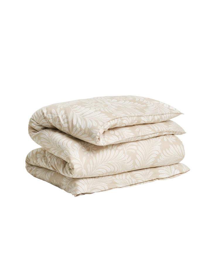 Gant Leaf-print Oat Beige