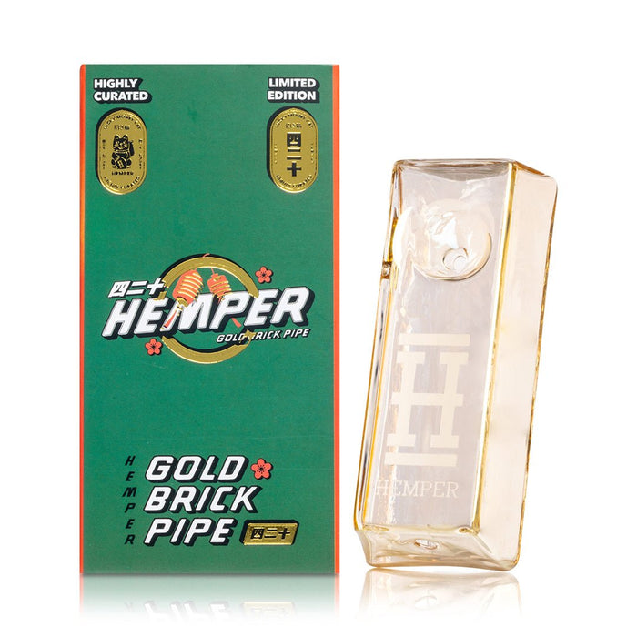 Gold Brick Hand Pipe - HEMPER
